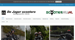 Desktop Screenshot of dejager-scooters.nl